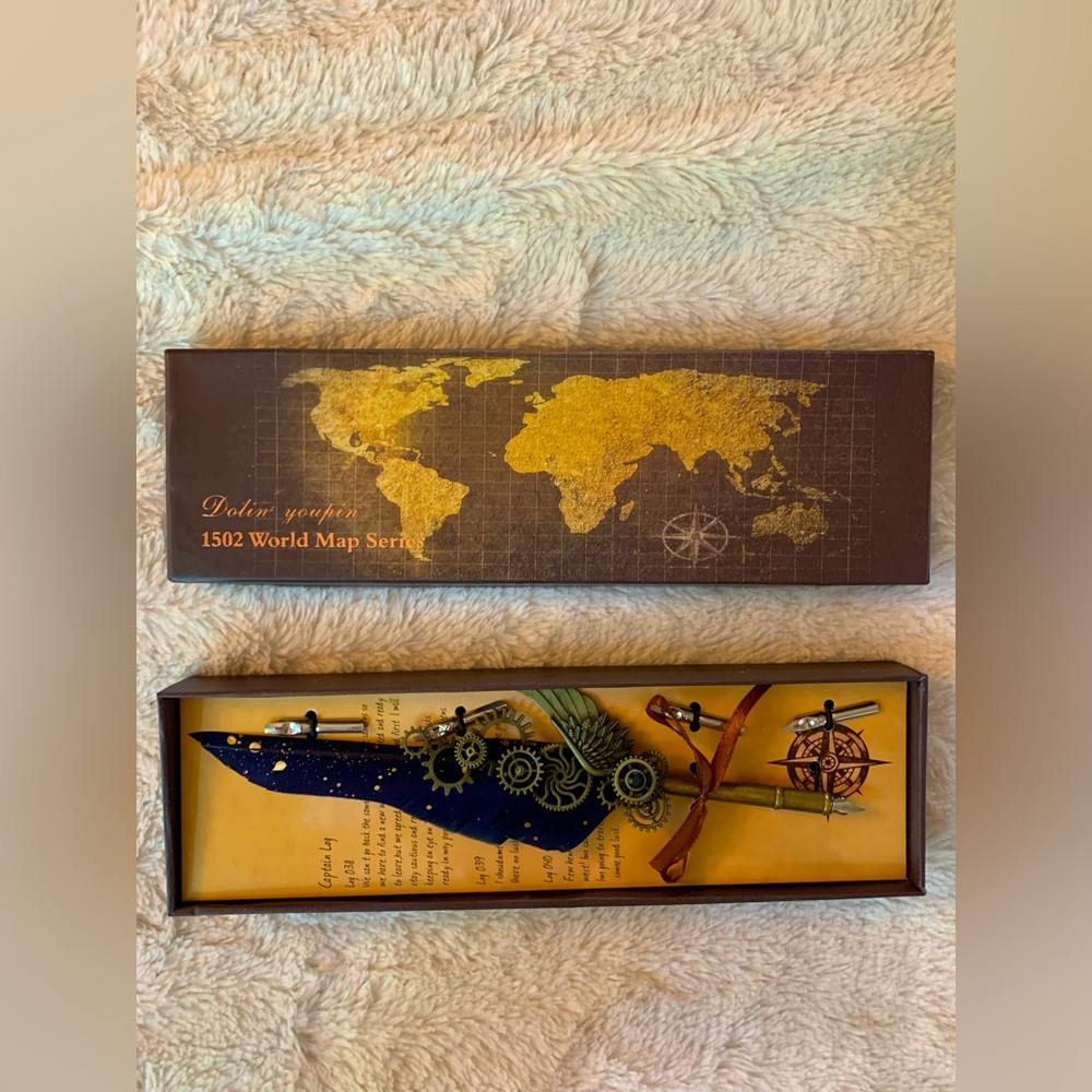 NIB Dotin Youpin 1502 World Map Series - 5 Pc. Deep blue Streamfeather